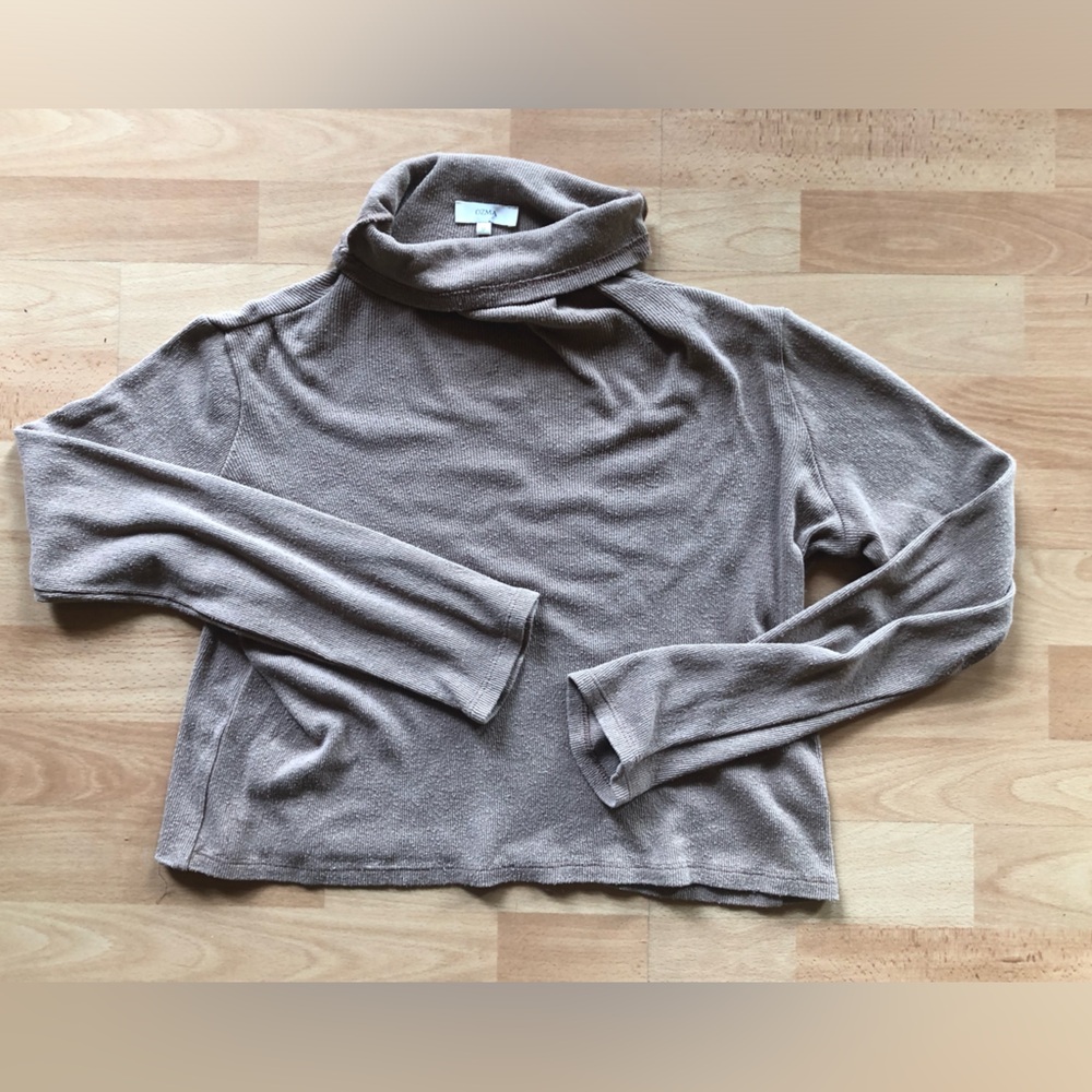 Ozma 100% Raw Silk Turtleneck Sweater